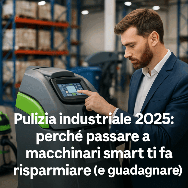 Scopri perché i macchinari smart stanno rivoluzionando il settore delle pulizie professionali. Più efficienza, meno costi, controllo da remoto: MAP ti guida verso la pulizia industriale del futuro.
