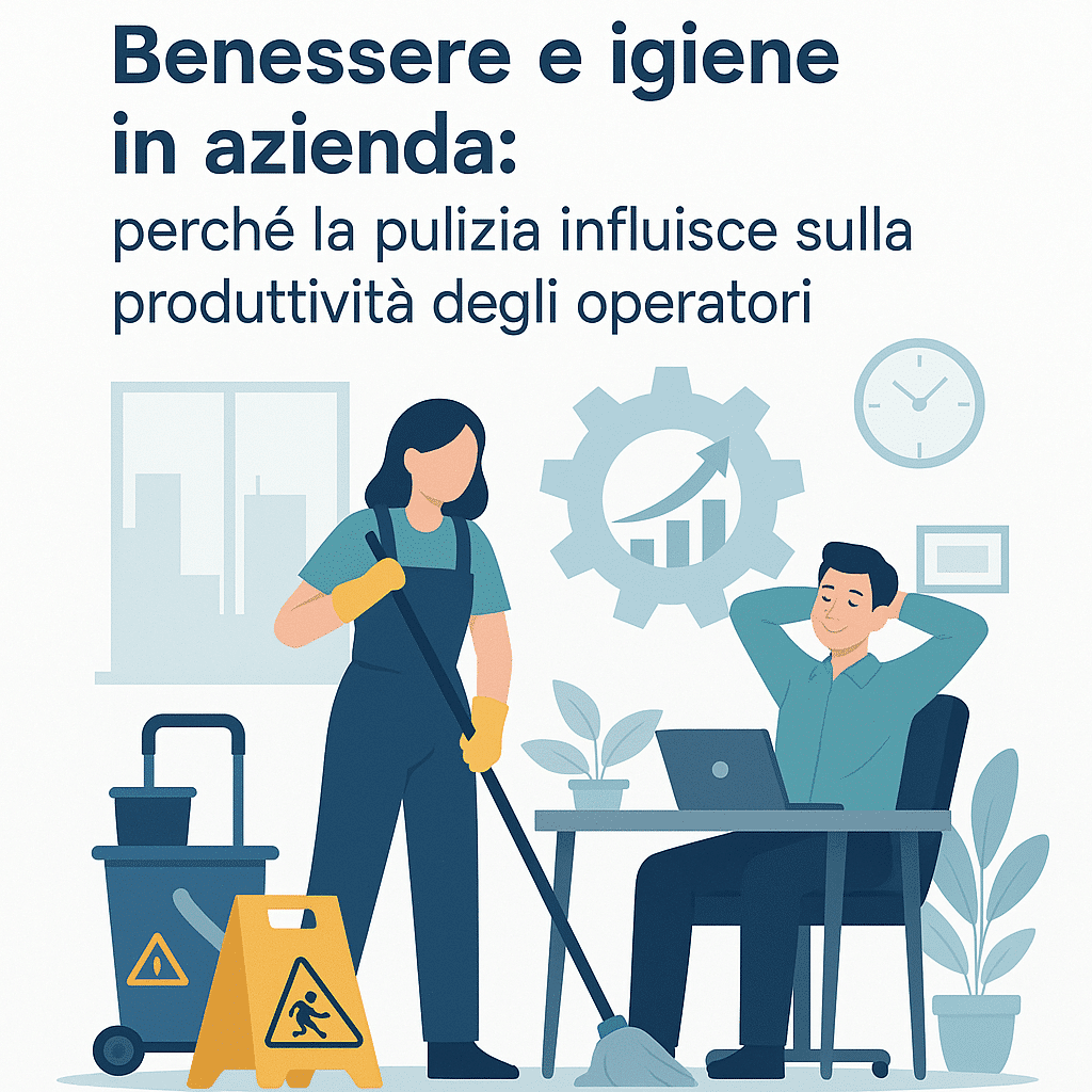 Scopri come igiene azienda produttività sono strettamente legate: ambienti puliti riducono l’assenteismo, migliorano il benessere e aumentano l’efficienza. Soluzioni MAP professionali.