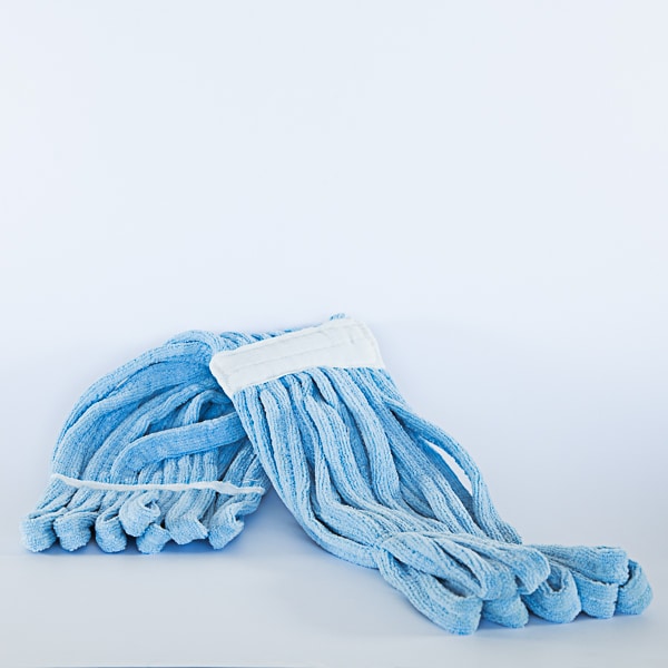 Mop microfibra azzurro attacco a pinza