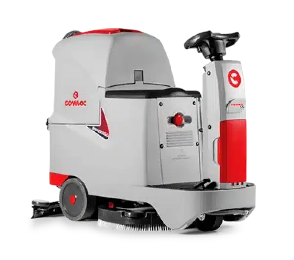 Comac Innova 55 lavasciuga pavimenti uomo a bordo