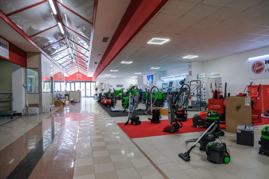 show room professionale map macchine per la pulizia